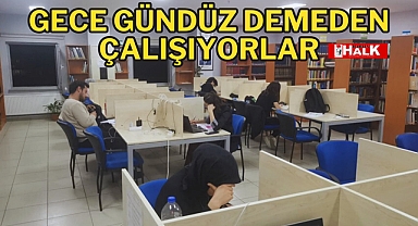 Gece Gündüz Demeden Çalışıyorlar
