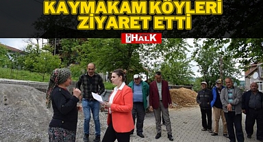 Kaymakam Köyleri Ziyaret Etti