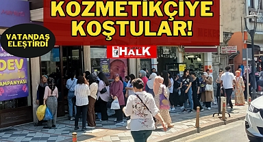 KOZMETİKÇİYE KOŞTULAR!