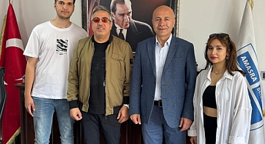 ÖĞRENCİLER, BAŞKANI ZİYARET ETTİ