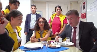 ÖĞRENCİLERDEN AŞÇI'YA JEST