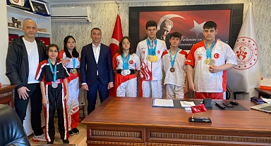 Spor Müdüründen başarılı sporculara tebrik