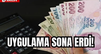 UYGULAMA SONA ERDİ!
