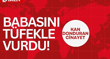 Babasını tüfekle vurdu