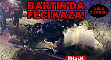 BARTIN'DA FECİ KAZA!