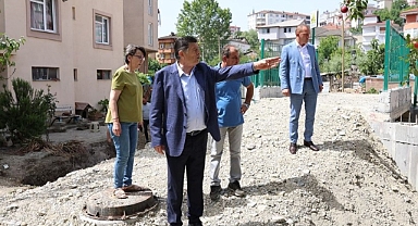 BAŞKAN ÇALIŞMALARI YERİNDE İNCELEDİ