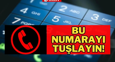 BU NUMARAYI TUŞLAYIN!