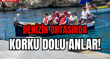 DENİZİN ORTASINDA KORKU DOLU ANLAR!