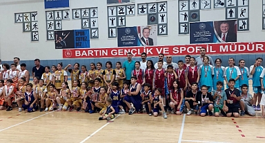Haziran sıcaklığı minik basketçilerle yükseldi