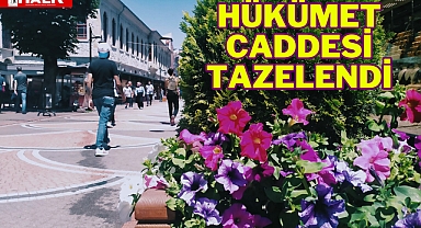 HÜKÜMET CADDESİ TAZELENDİ