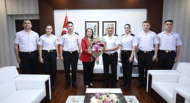 Jandarma Teşkilatından, Valiye Ziyaret