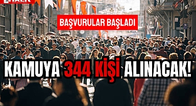 KAMUYA 344 KİŞİ ALINACAK!