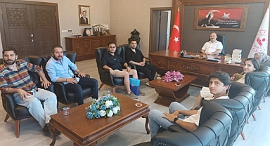Kaymakamı Ziyaret Ettiler