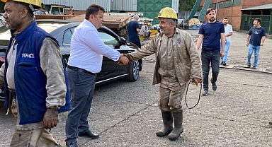MADENCİLER BAYRAMLAŞTI