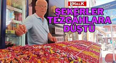ŞEKERLER TEZGÂHLARA DÜŞTÜ