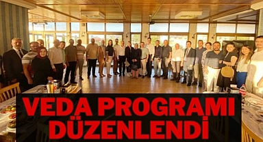 Veda Programı Düzenlendi