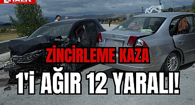 1'i AĞIR 12 YARALI!