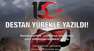 Balık'tan 15 Temmuz Mesajı