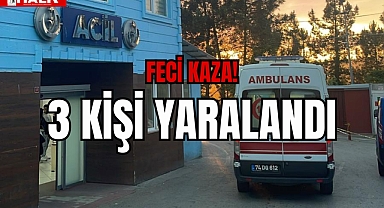 Bartın'da Feci Kaza!