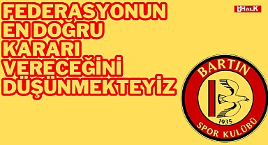 BARTINSPOR'DAN AÇIKLAMA!