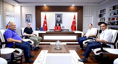 Bartınspor yönetimi, Vali Arslan'ı ziyaret etti