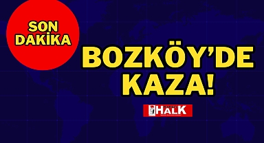 Bozköy'de Kaza!
