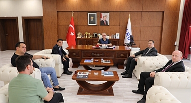 DSİ'DEN REKTÖR'E ZİYARET