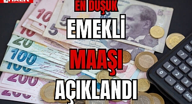 EMEKLİ MAAŞI AÇIKLANDI