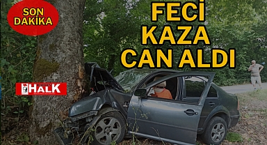 Feci kaza can aldı