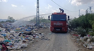 İNKUMU ÇÖPLÜĞÜ İLAÇLANDI