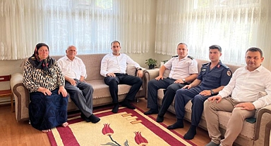Kaymakam'dan Kıbrıs Gazisi Ziyareti
