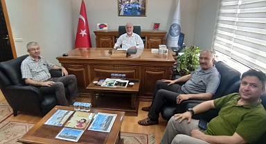 Müftü, Heyeti Ağırladı