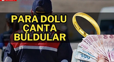 Para dolu çanta buldular