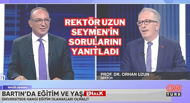 REKTÖR UZUN SEYMEN'İN SORULARINI YANITLADI