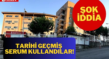 Tarihi Geçmiş Serum Kullandılar!