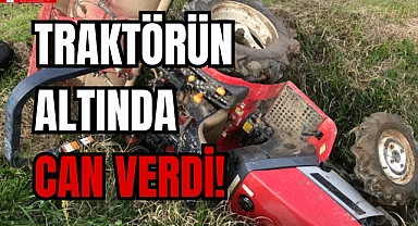 TRAKTÖRÜN ALTINDA CAN VERDİ!
