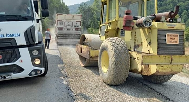 Yol çalışmaları devam ediyor