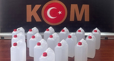 82 Litre Etil Alkol Ele Geçirildi!