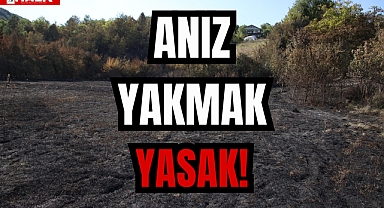 ANIZ YAKMAK YASAK!