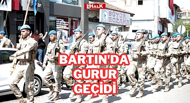 BARTIN'DA GURUR GEÇİDİ