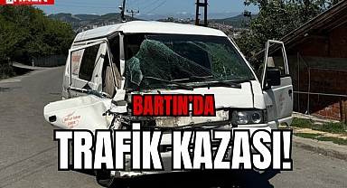 Bartın'da Trafik Kazası!