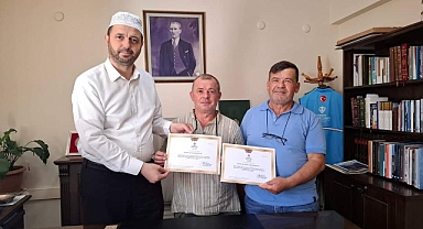 Camii inşaatına destekler devam ediyor