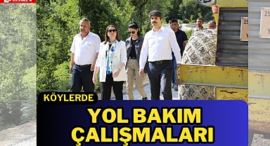 Köylerde Yol Bakım Çalışmaları