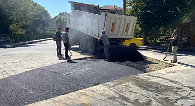 SICAK ASFALT ÇALIŞMALARI DEVAM EDİYOR