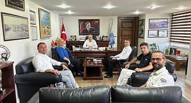 Spor Müdürlükleri Belediyeyi Ziyaret Etti
