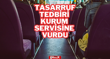 TEDBİR KURUM SERVİSİNE VURDU
