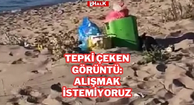 TEPKİ ÇEKEN GÖRÜNTÜ!
