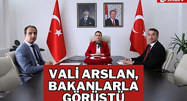Vali Arslan, Bakanlarla Görüştü