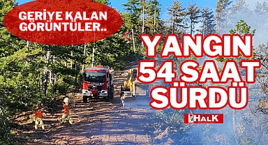 YANGIN 54 SAAT SÜRDÜ