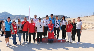Amasra’da Triatlon yarışları yapıldı